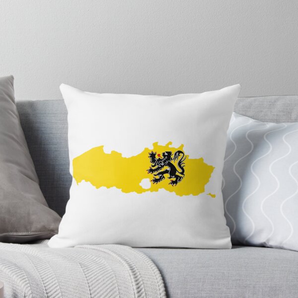 Item preview, Flag Map of Belgium's Flander Region  designed and sold by abbeyz71.