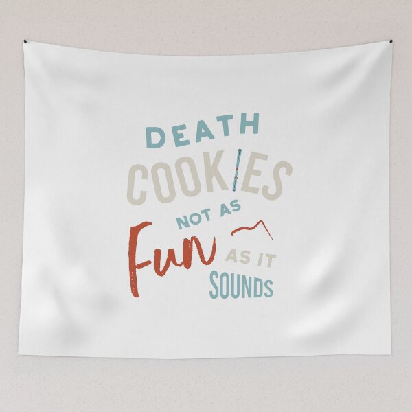 Item preview, Skiing Pun Death Cookies Not as Fun as It Sounds designed and sold by whyitsme.