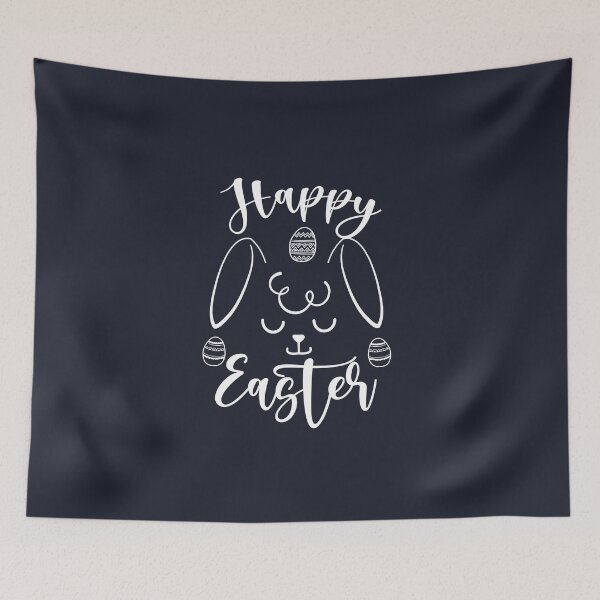Item preview, Happy Easter Bunny Rabbit Face Funny Easter Day Women Girls white designed and sold by Halabe art.