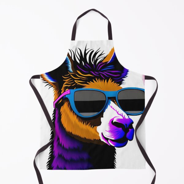 Item preview, cool llama with colored sunglasses designed and sold by redstar-design.