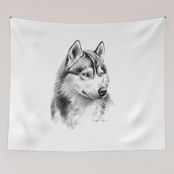Item preview, Alaskan Husky Wolf designed and sold by Gile-Shop.