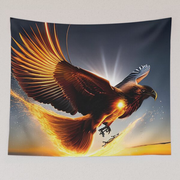 Item preview, phoenix rising from the ashes designed and sold by redstar-design.