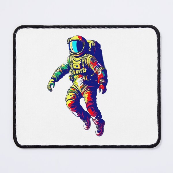 Item preview, Colorful Astronaut Floating in Space 1 - Inspiring Art for Space Enthusiasts designed and sold by DaydreamDepot.