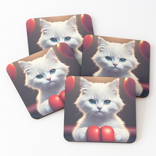 Item preview, Boxing cat - Modern digital art designed and sold by Ai-michiart.
