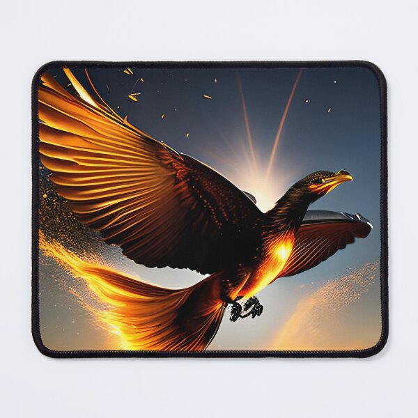 Item preview, phoenix rising from the ashes with sun designed and sold by redstar-design.