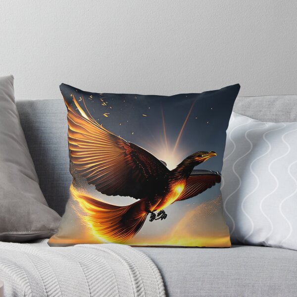 Item preview, phoenix rising from the ashes with sun designed and sold by redstar-design.
