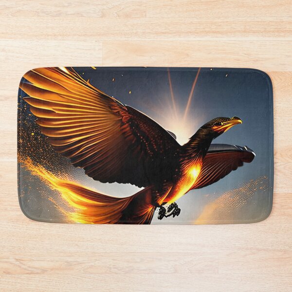 Item preview, phoenix rising from the ashes with sun designed and sold by redstar-design.