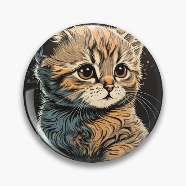 Item preview, curious cat designed and sold by JDA-Shop.