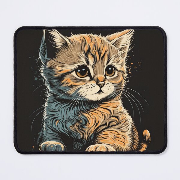 Item preview, curious cat designed and sold by JDA-Shop.