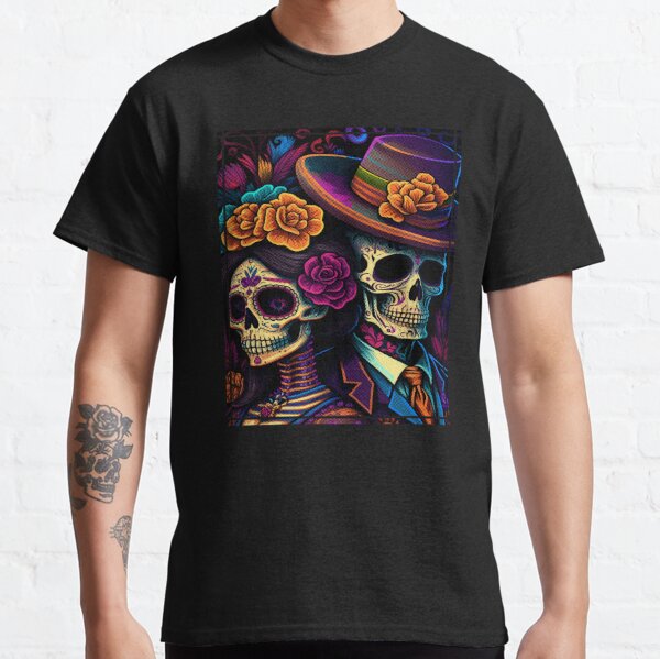 Grateful Dead Parody Skeleton Couple Shirt