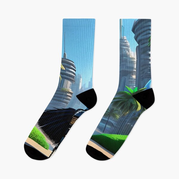 Item preview, robot in a futuristic city designed and sold by redstar-design.