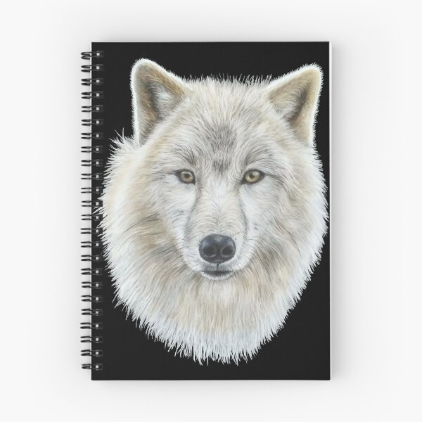 Item preview, Portrait of an arctic wolf designed and sold by SylvieG18.