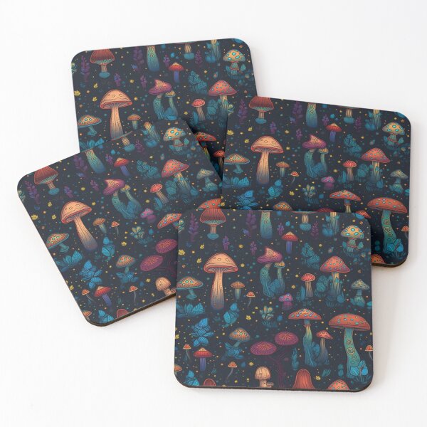 Item preview, Glowing Mushroom Pattern designed and sold by julia-giulina.