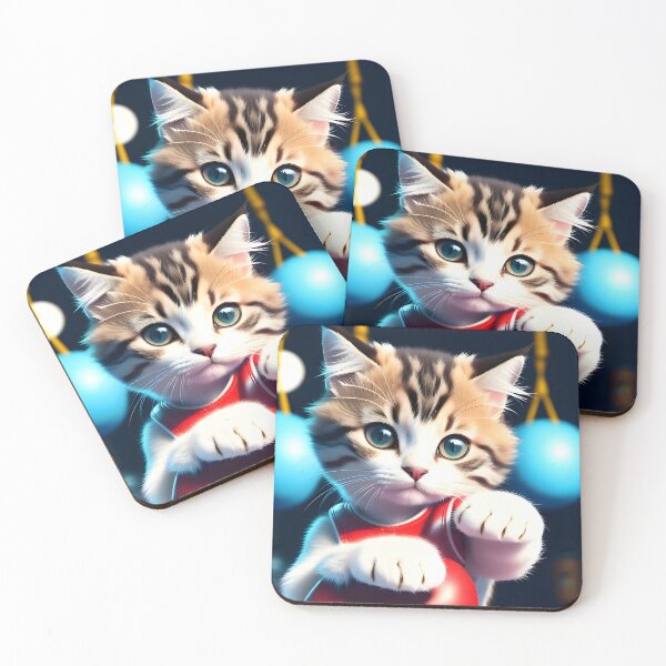 Item preview, Boxing cat - Modern digital art designed and sold by Ai-michiart.