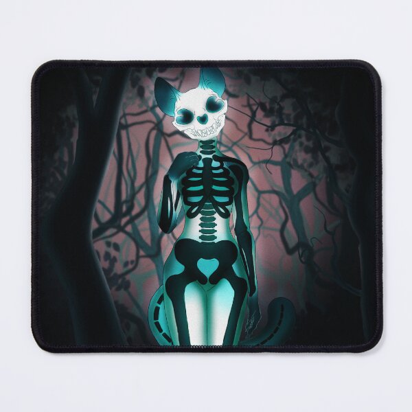 Item preview, Skull cat head designed and sold by Elodie-Uft.