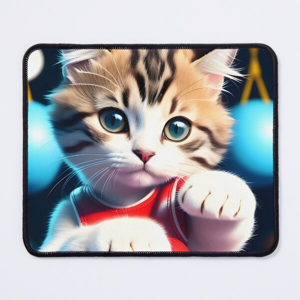 Item preview, Boxing cat - Modern digital art designed and sold by Ai-michiart.