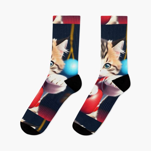 Item preview, Boxing cat - Modern digital art designed and sold by Ai-michiart.