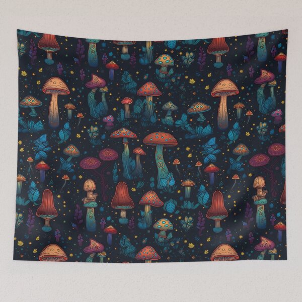 Item preview, Glowing Mushroom Pattern designed and sold by julia-giulina.