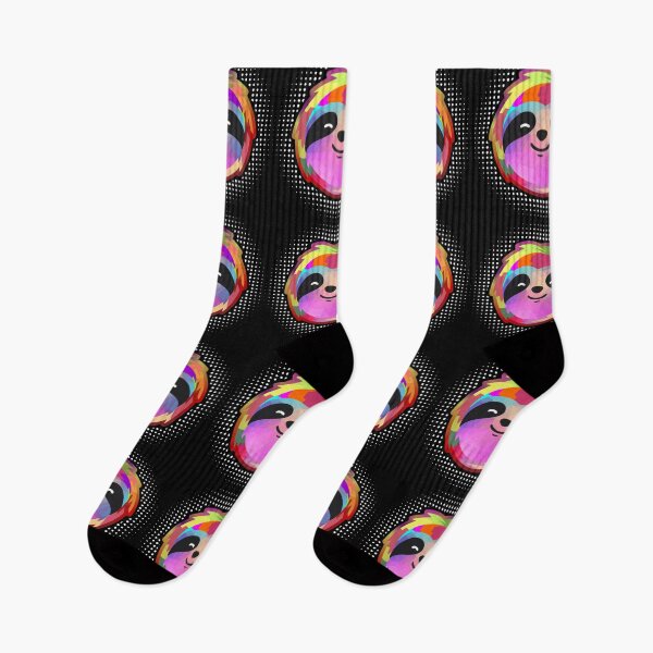 Item preview, cute sloth wpap colorful designed and sold by soebekhi.