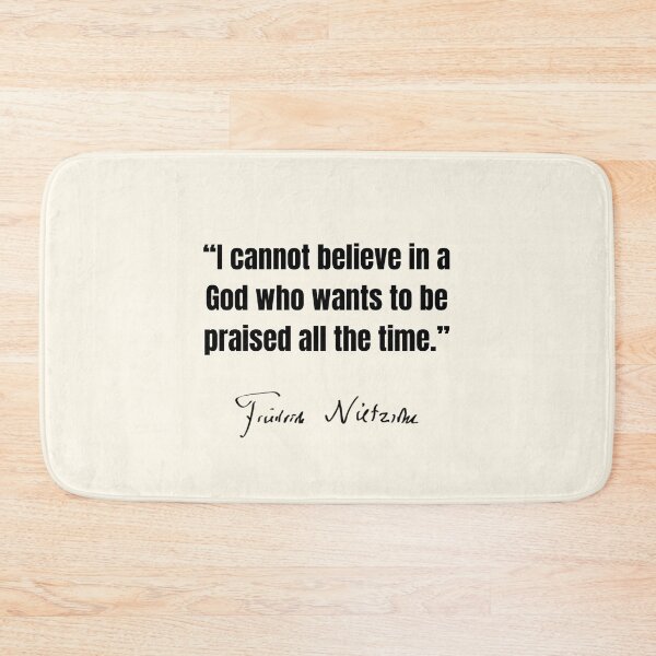 Item preview, I cannot believe in a god who wants to be praised all the time  designed and sold by QuotesAreFun.