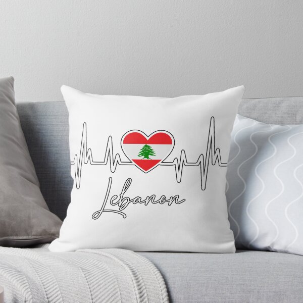 Item preview, My Heart Beats for Lebanon - Lebanese Heartbeat I Love Lebanon Country Flag Heart Family designed and sold by Fun-World.