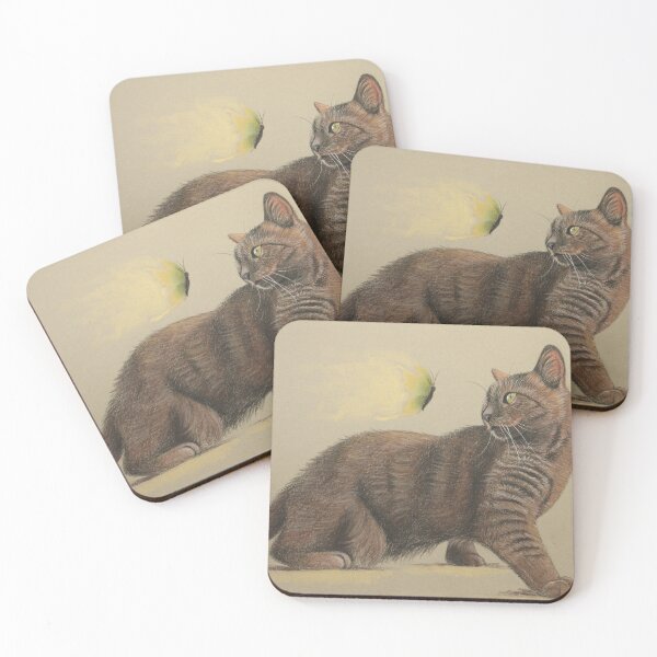Item preview, Cat with butterfly designed and sold by Denise Nijs.