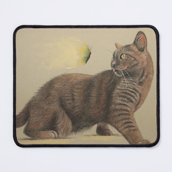 Item preview, Cat with butterfly designed and sold by Denise Nijs.