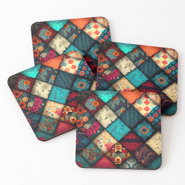 Item preview, Patchwork Pattern designed and sold by MTJ-Mushrooms.