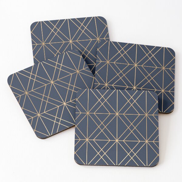Item preview, Navy and Gold Art Deco Geo designed and sold by Blue-Banana.