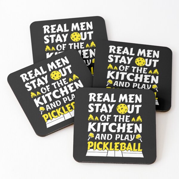 Item preview, Real Men Stay Out of The Kitchen Pickleball Funny Pickleball designed and sold by 1Designology1.