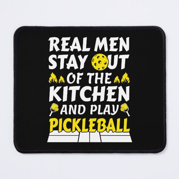 Item preview, Real Men Stay Out of The Kitchen Pickleball Funny Pickleball designed and sold by 1Designology1.