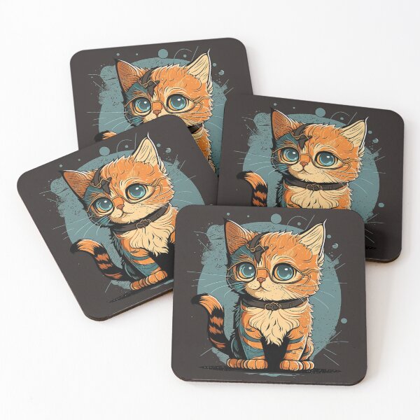 Item preview, studious cat designed and sold by JDA-Shop.