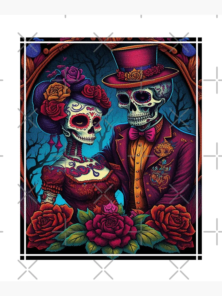 Day of hot the Dead Couple Original Artwork