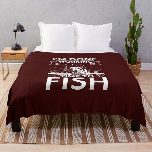 Item preview, "I'm Done Working - Time to Fish - Funny Fishing - Gift for Fisherman" designed and sold by adarth.
