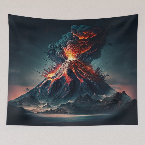 Item preview, volcano designed and sold by shokA Design.