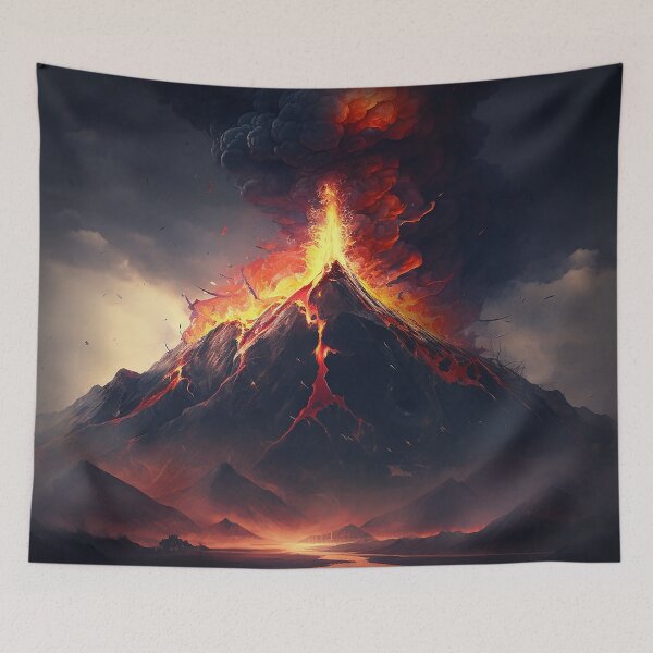 Item preview, volcano designed and sold by shokA Design.