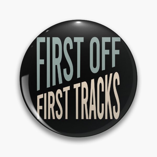 Item preview, Skiing First Off First Tracks designed and sold by whyitsme.