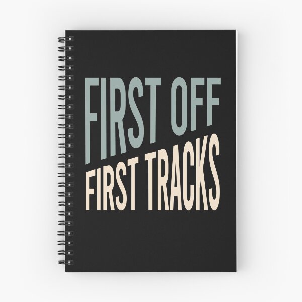 Item preview, Skiing First Off First Tracks designed and sold by whyitsme.