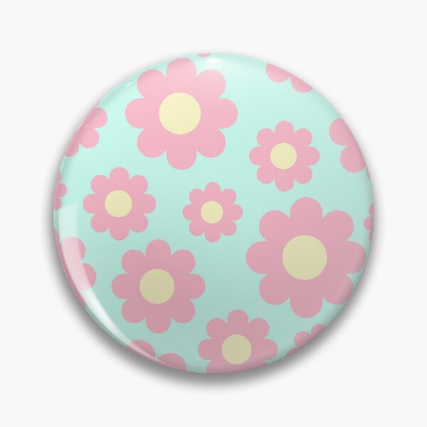 Item preview, Funky Retro Flower Print Coquette Pattern designed and sold by Femme Pastel Collective.