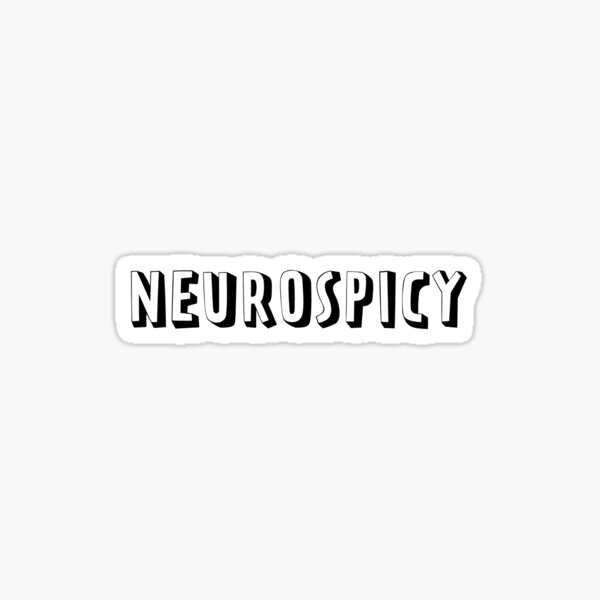 Vista previa del artículo con la obra «Neurospicy diseño negro minimalista.», diseñado y vendido por Hekatecreation.