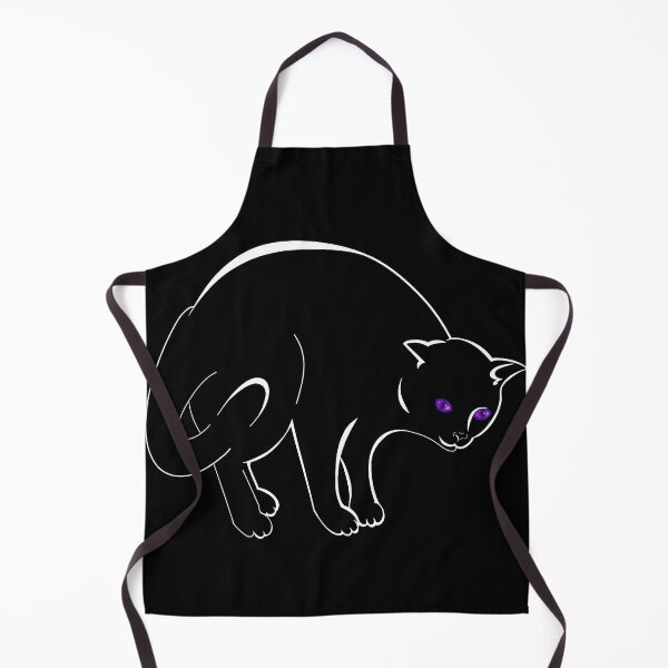 Item preview, Faithful/Pounce: Black Cat w/Violet Eyes (Dark Bkgd) designed and sold by MptR.