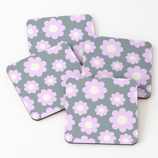 Item preview, Funky Retro Flower Print Coquette Pattern designed and sold by Femme Pastel Collective.