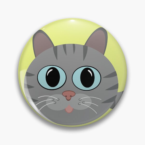 Item preview, Gato burbuja atigrado gris con cola designed and sold by DestructoKitty.