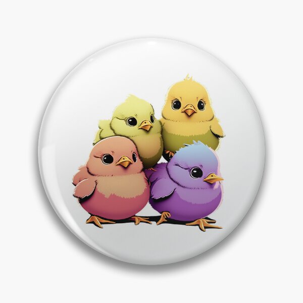 Item preview, Cute Multicolor Easter Chickens designed and sold by Imwa.