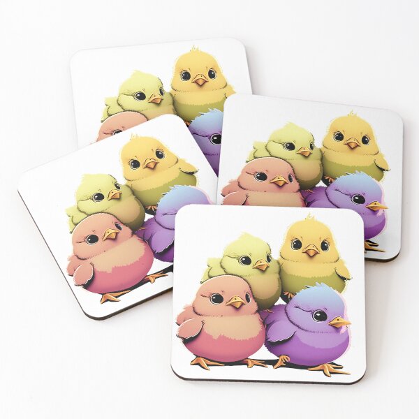 Item preview, Cute Multicolor Easter Chickens designed and sold by Imwa.