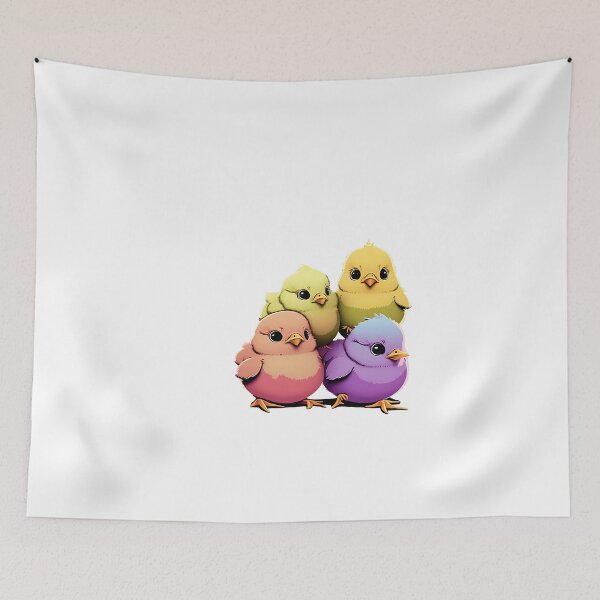 Item preview, Cute Multicolor Easter Chickens designed and sold by Imwa.