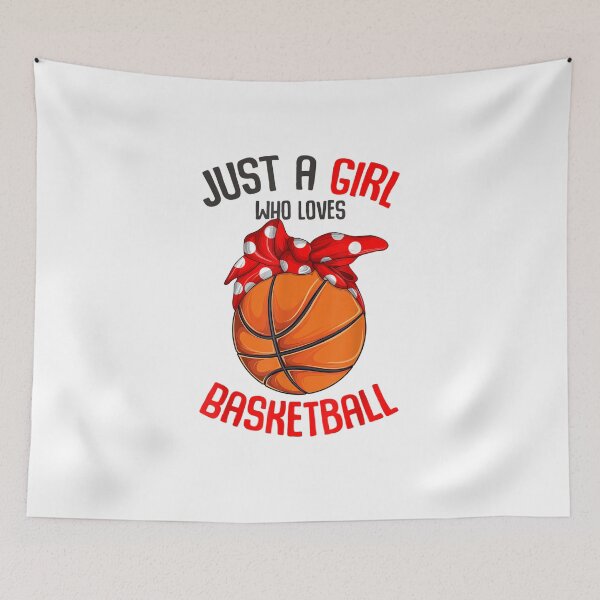 Item preview, Just a Girl who Loves Basketball Girl Kids Girls designed and sold by ArtMuni99.