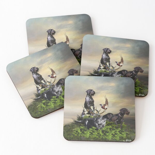 Item preview, German Wirehaired Pointers, Gundogs designed and sold by TammyHunterArt.