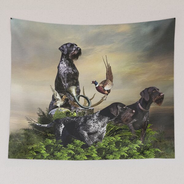 Item preview, German Wirehaired Pointers, Gundogs designed and sold by TammyHunterArt.