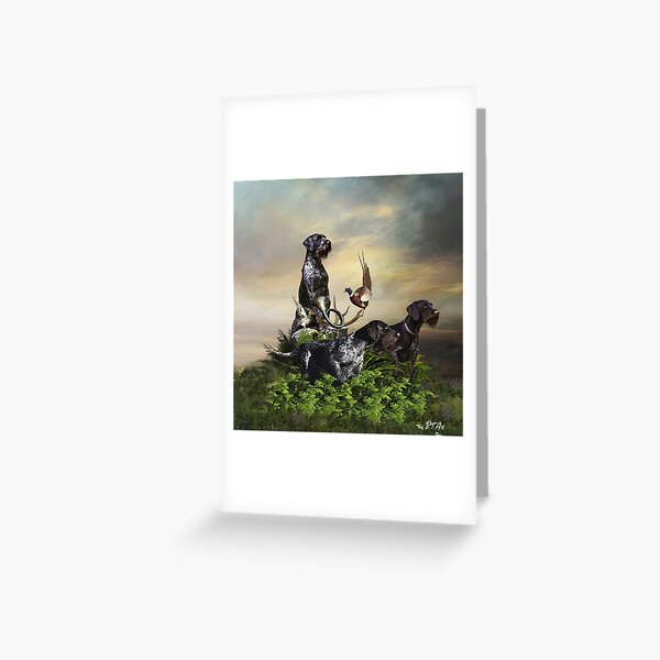 Item preview, German Wirehaired Pointers, Gundogs designed and sold by TammyHunterArt.